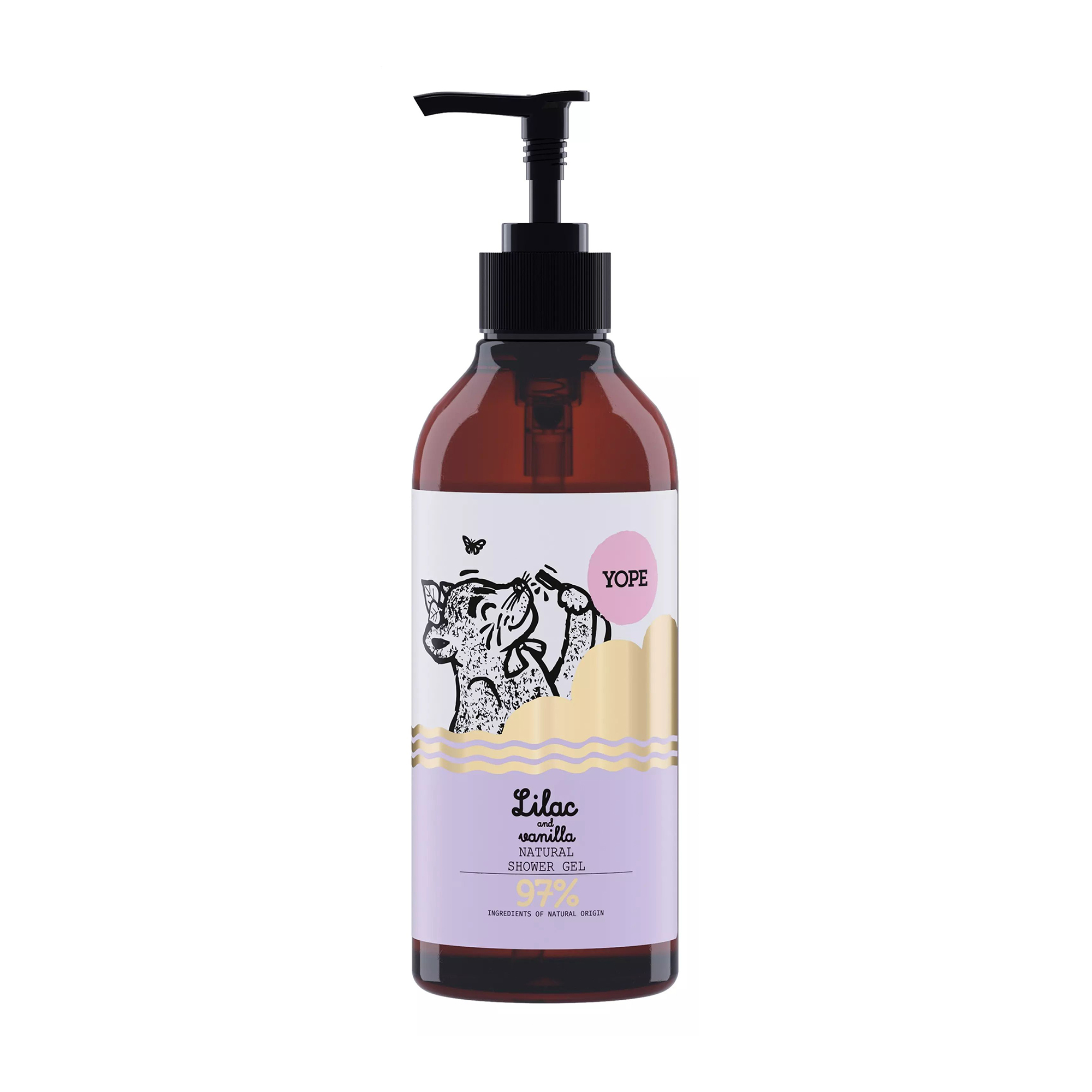 Гель для душу Yope Lilac And Vanilla Natural Shower Gel, 400 мл