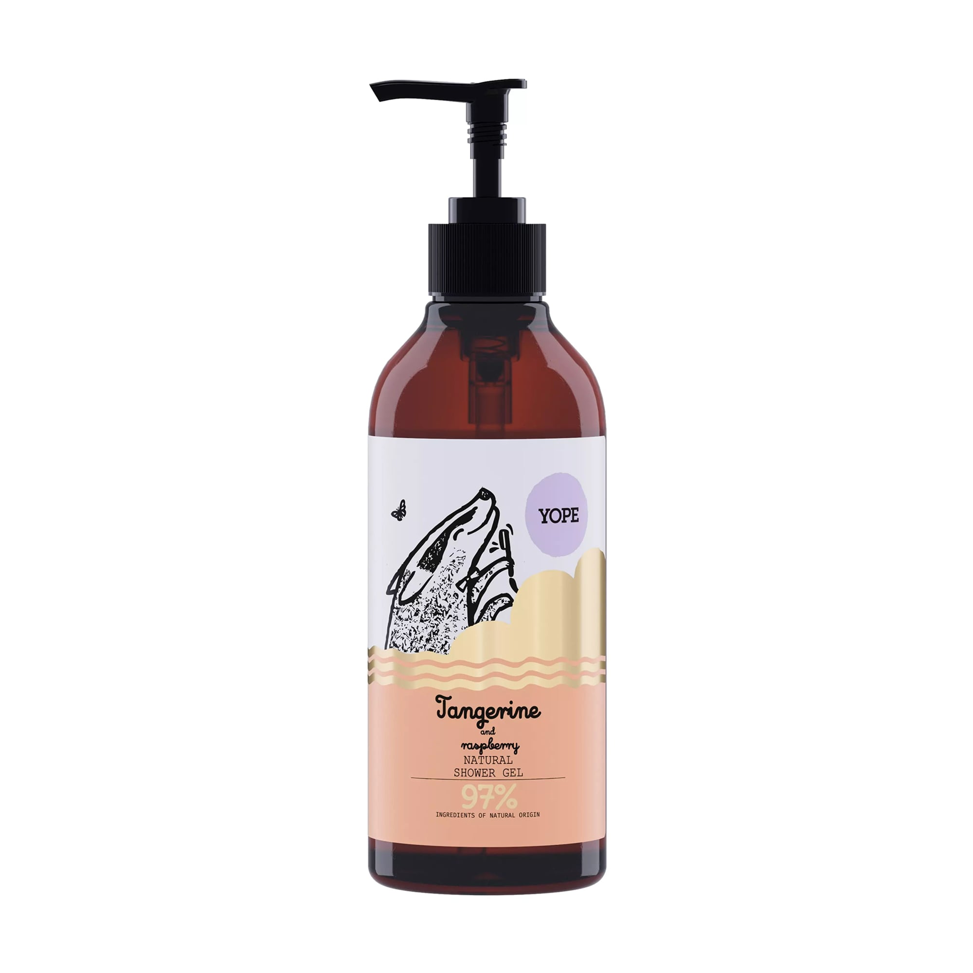Гель для душу Yope Tangerine And Raspberry Natural Shower Gel, 400 мл